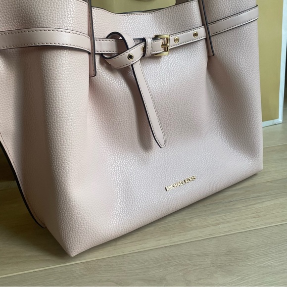 Michael Kors Large Emilia tote bag purse blush pink - Picture 5 of 13